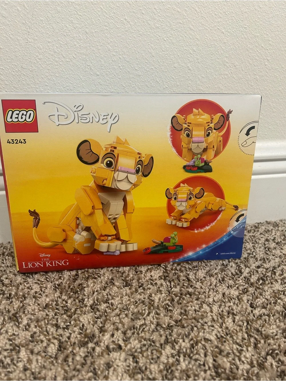 Disney Yellow Simba Cub LEGO Building Set - Lion King